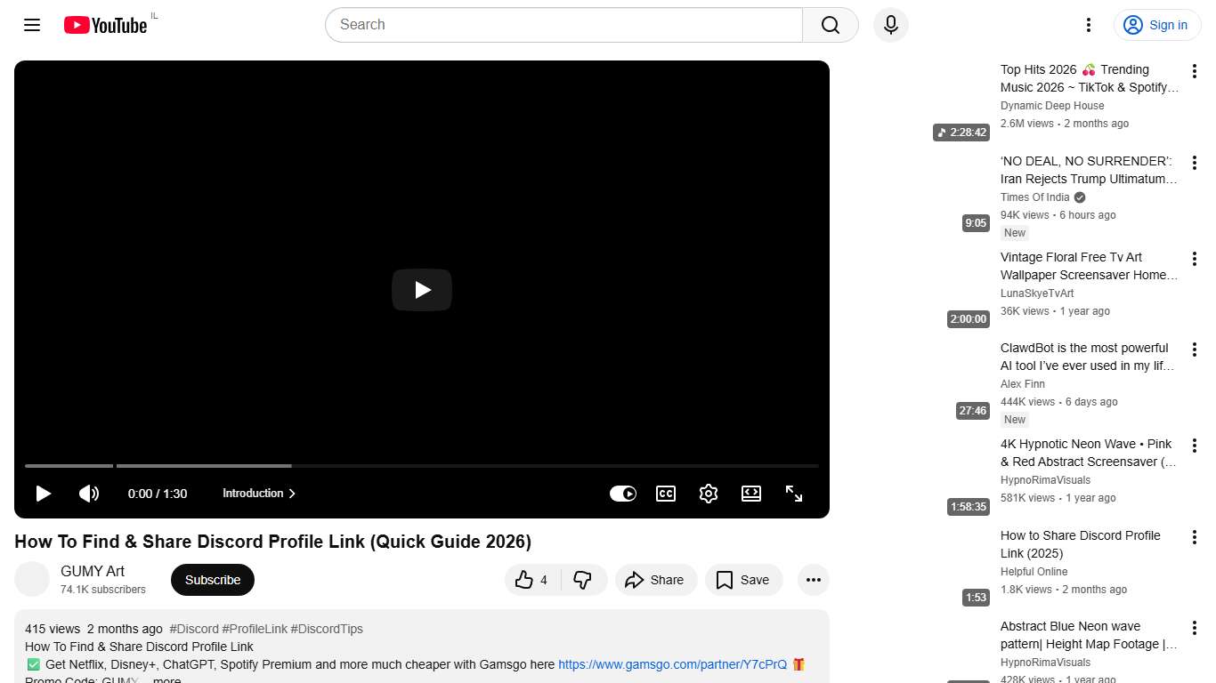 How To Find & Share Discord Profile Link (Quick Guide 2026) - YouTube